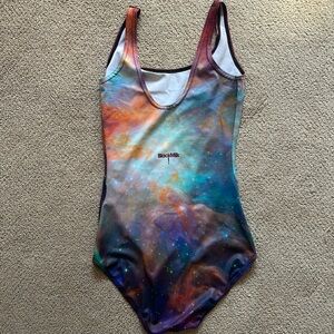 XS Blackmilk galaxy leotard